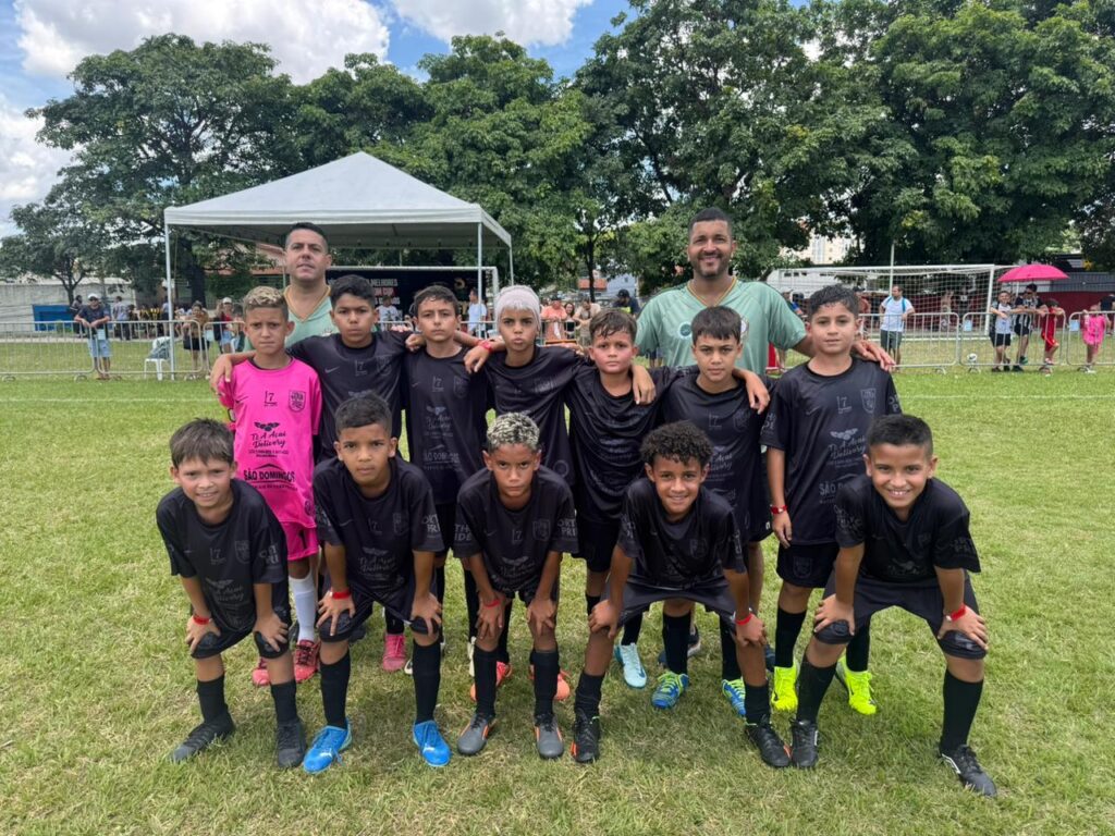 A formação campeã contou com os seguintes jogadores: Em pé: Arthur, Henrique, Miguel, João Gabriel, Bernardo, Bruno e Leonardo. Agachados: Roger, Thallys, Kauan, Rhavy e João Vitor.